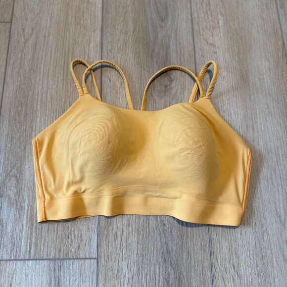 ๐ Soma Sport Longline Yoga Bra โ Mustard Yellow, Size Large ๐ - Picture 4 of 8